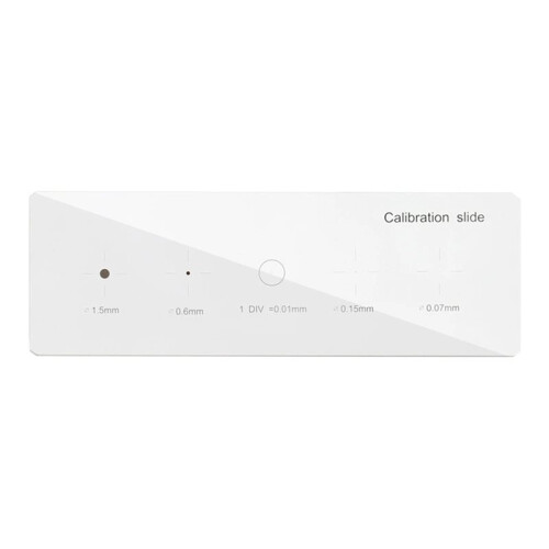0.01mm Dot Crosshair Microscope Camera Slide Multifunction Plate Reticle Accurate Calibration Slide Ruler