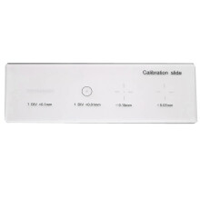 0.01mm Microscope Calibration Slide with Stage Micrometer for Camera Reticles
