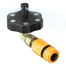 O-Ring Chassis Cleaning and Rinsing Kit High-Pressure Chassis Cleaner Kit with Rotating Nozzle for Cars and Trucks