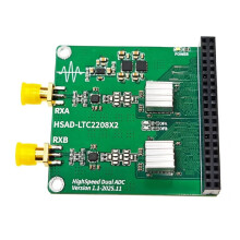 Module ADC Haute Vitesse 16 Bits Double Canal LTC2208 pour FPGA pour RIGUKE/ALINX/MEYESEMI, Capable de Capturer N'Importe Quelle Forme D'Onde