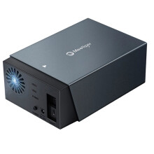 Meetiger Station D'Accueil Type-C pour Disque Dur  Vers Type-C, Compatible avec les Boîtiers de Disques Durs 3,5 Pouces, avec Ventilateur Intégré