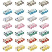 28Pcs Long Slotted Square Box Slow Melting Car Fuse Set,Box Shaped Fuse Kit,for Car/RV/Truck/Boat