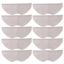 10PCS Mop Cloths for Mijia S40 / OV81 Vacuum Cleaner Replacement Washable Cleaning Mop Pad Microfiber Mop Parts