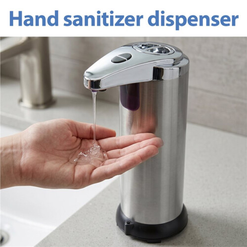 Automatic Soap Dispenser Touchless with Waterproof Base, 250Ml Liquid Soap Dispenser for Kitchen Bathroom Hotel 2