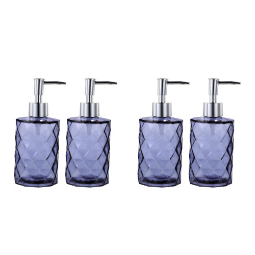 4Stk Grau Pressflasche Steriler Nachfüllspender Shampoo 1