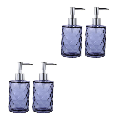 4Stk Grau Pressflasche Steriler Nachfüllspender Shampoo 2