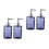 4Stk Grau Pressflasche Steriler Nachfüllspender Shampoo 5