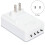 Pluggable Air Purifier Negative Ion Generator Filterless Ionizer Purifier Clean Allergens,Pollutants,Mold,Odors-US Plug 9