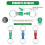 3pcs Quick Release Detachable Keychain, Double Rings Pull Apart Keychain, Spring Split Snap Seperate Keychain 5
