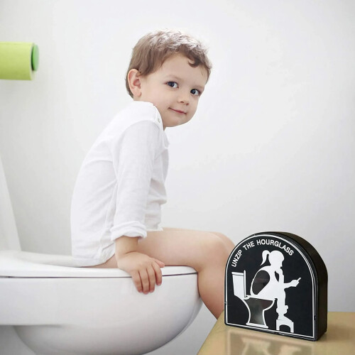 Bathroom Hourglass Timer with Man Design 2