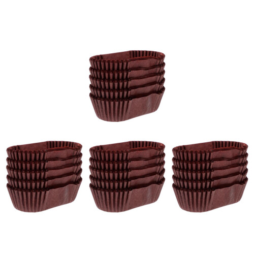 4000Stk Cupcake Papierförmchen Ovaler Kuchenbecher Backtassen 1