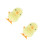 2Stk Wind-Up Kuscheltier Gelb Springt Party Geschenk 5