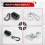 4 Pack Ear Plug Carrying Case Keychain, Portable Keychain Pill Case, Waterproof Metal Earplug Case Small Pill Container 7