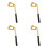 4Stk Goldener Kupfer Flaschenöffner Golf Thema Bartender Tool 3
