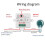 433Mhz  Wireless  RF Self-Powered Push Button Wall Panels Remote Controller Light  Wall 5