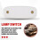 Compact White Plastic In- Cord Light Lamp 4