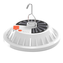 Oplaadbare LED Gloeilamp Afstandsbediening Solar Charge 120 Lamp Kralen Draagbaar Noodnachtlampje voor Outdoor Camping