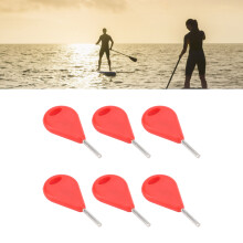 10 pièces de clé hexagonale pour aileron de planche de surf pour petits trous, rouge