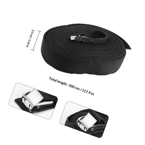2Stk Gepäckspanner Polyester Mit Metallverschluss Auto 1