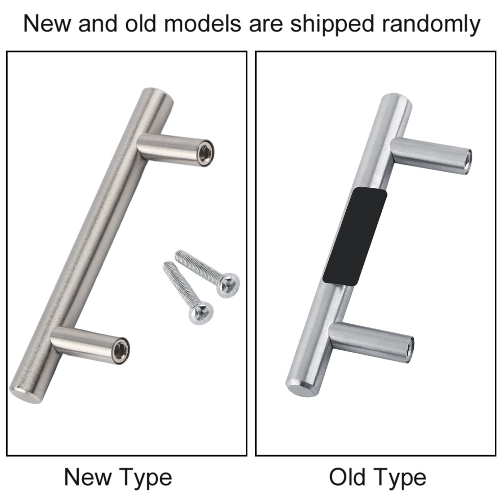 100Mm Brushed Steel T Bar Cabinet Handle 7293282799554