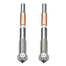 Für QIDI Plus4 Bimetalldüse, Schnellwechsel-Keramikusisolierung, Integration Von 0,8-mm-Düsen, Hochtemperaturbeständigkeit