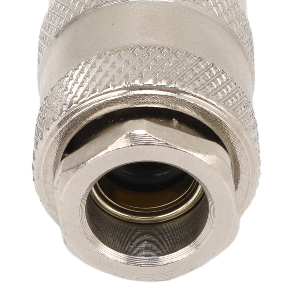 1/4In Npt Steel Coupler, M Style Universal 7293282800564