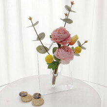 Acrylic Vase in Frame Style – Home Decor