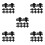 5Sets Schwarze Metall U-Muttern Clips Auto Motorhauben Befestigung Set 4