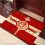 Red Housewarming Carpet Mat 60x90cm 6