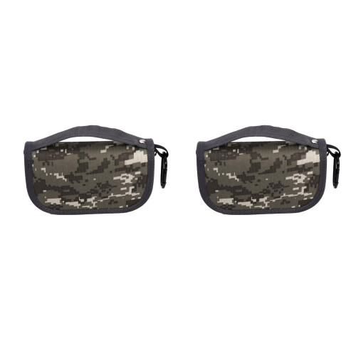 2Stk Eva Angelsporttasche Camouflage Angelköder Aufbewahrungstasche 2