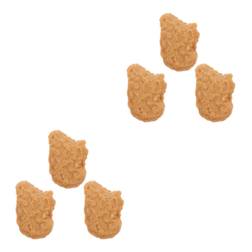 6Stk Nuggets Realistisch PVC Für Shop Und 1