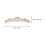2Stk Hochzeit Haarreif Zubehör Langlebig Elegant 10