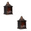 2Stk Halloween Deko Lampe Mit Kunststoff, Simulation , Bunt 5