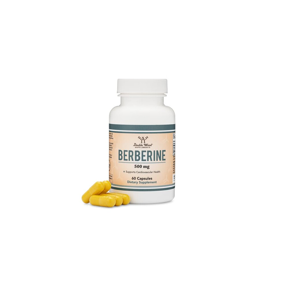 Double Wood Supplements Berberine Hcl Supplement 500Mg 60 Caps