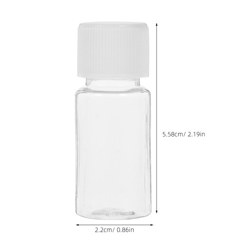 100Stk Nachfüllbare Transparente Reise Lotion Flaschen Kunststoff 1