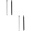 4Stk Doppelseitiger Stylus Pen Für Tablet Handy, Schwarz 5