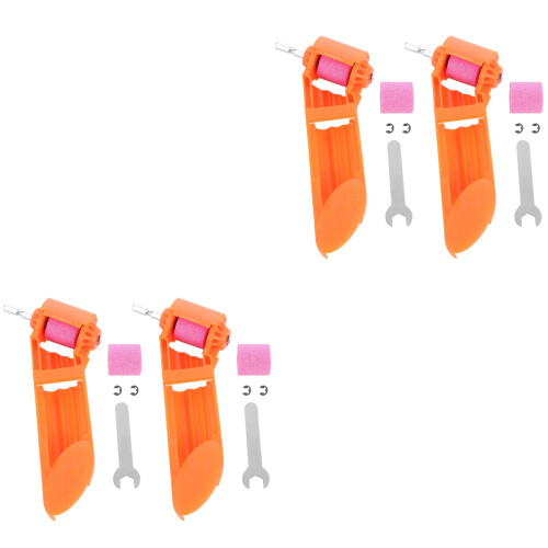 4Sets Bohrer Schärfgerät Korund Schleifscheibe Schleifmaschine Bunt 1