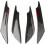 1Set ABS Carbon Stoßfänger Spoiler Schwarze Autoteile 3
