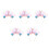 5Stk Party Headpiece Hai Haarband Bunt 2