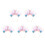 5Stk Party Headpiece Hai Haarband Bunt 4