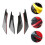 1Set ABS Carbon Stoßfänger Spoiler Schwarze Autoteile 8