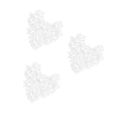 300Pièces Epingles Cupules Transparentes En Résine Pour DIY 2