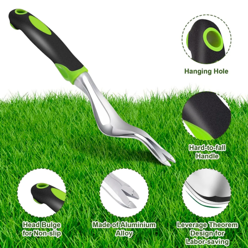 (Orange)Hand Weeder Tool Weed Puller Tool for Garden Weeding Digger Tool with Ergonomic Handle for Weed 2