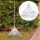(Hay Rake)1pcs Adjustable Garden Rake Expandable for Efficient Leaf Cleanup Lightweight and Rake for 4