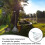 (Hay Rake)1pcs Adjustable Garden Rake Expandable for Efficient Leaf Cleanup Lightweight and Rake for 3