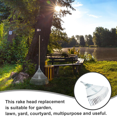 (Hay Rake)1pcs Adjustable Garden Rake Expandable for Efficient Leaf Cleanup Lightweight and Rake for 2