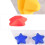 1Boule PU Décompression Étoile Renforcement Main Couleur Variée 5