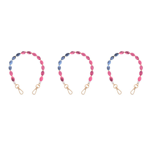 3Pièces Chaînes Rose Pour Sac DIY Accessoires Croisés 1