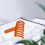 Small Yard Leaf Rake Hand Rake Claw Lightweight Ergonomic Reusable Garden Rake Tool Leaf Grass Rake 3
