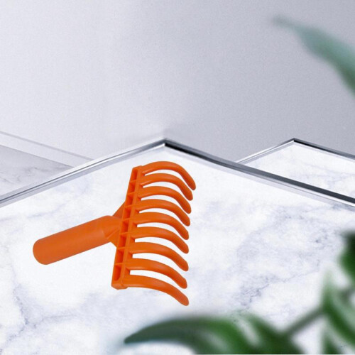 Small Yard Leaf Rake Hand Rake Claw Lightweight Ergonomic Reusable Garden Rake Tool Leaf Grass Rake 2